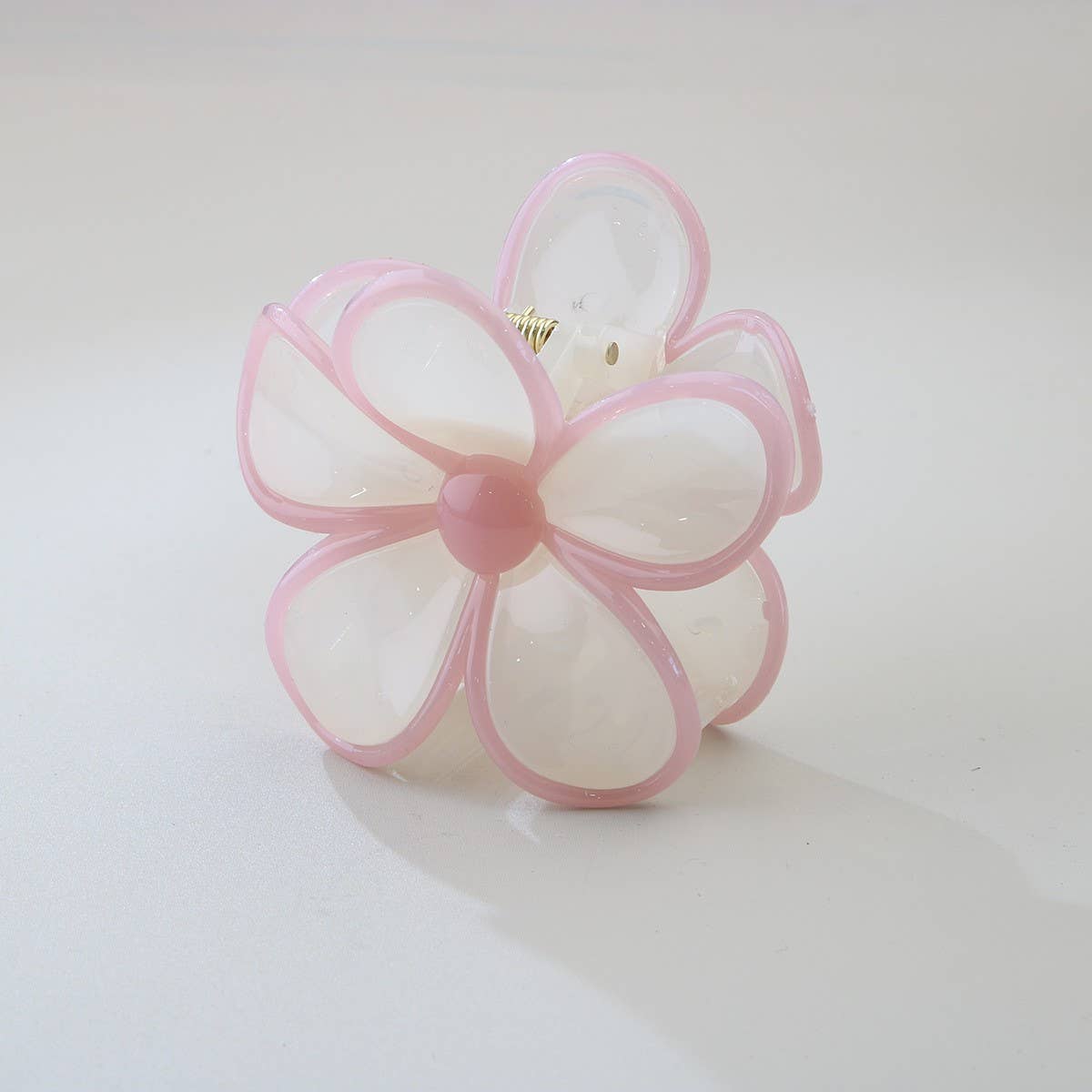 Cwaha07421_Plumeria Flower Hair Claw Clip Candy Colors