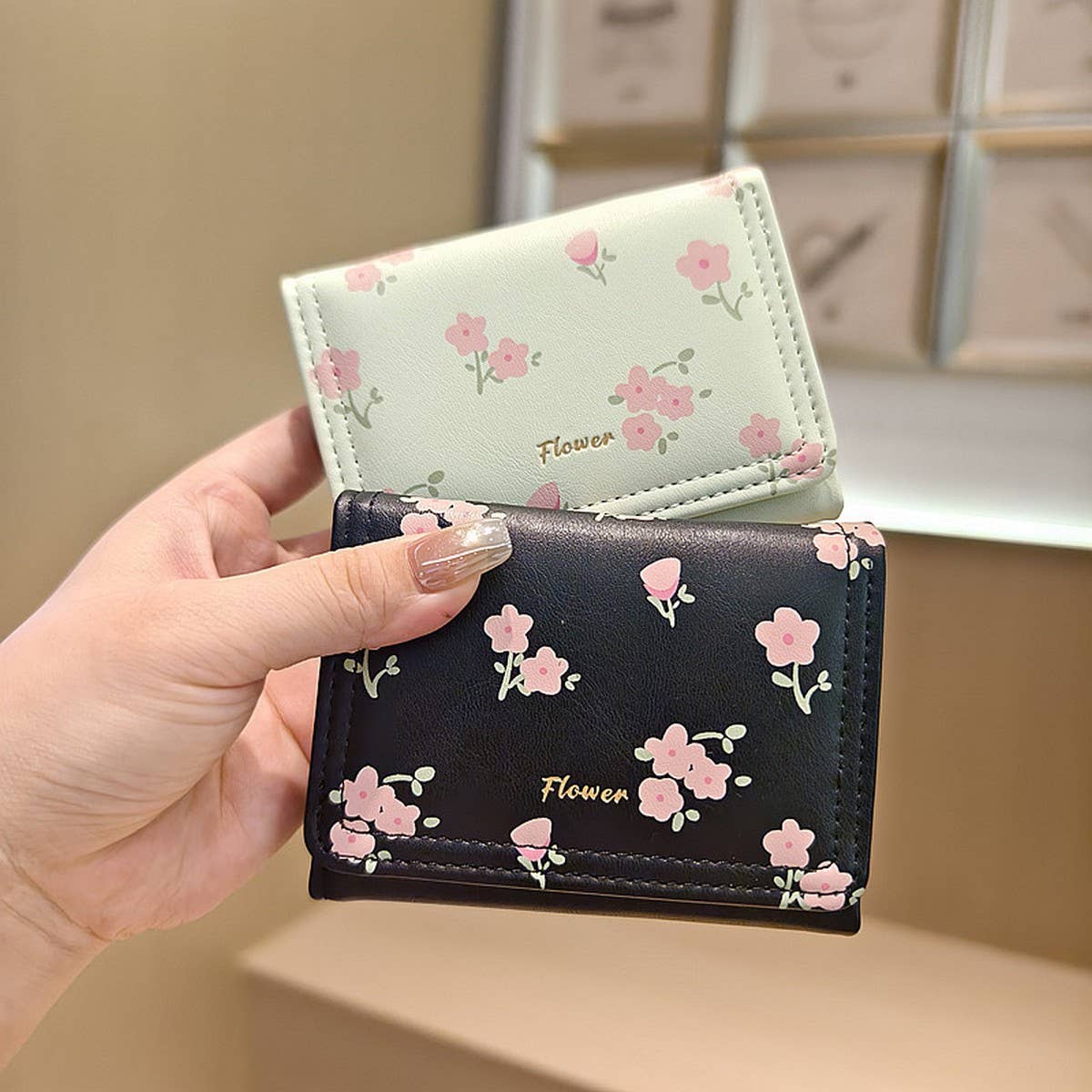 New Fresh Floral Mini 3-Fold Wallet_Cwab06260