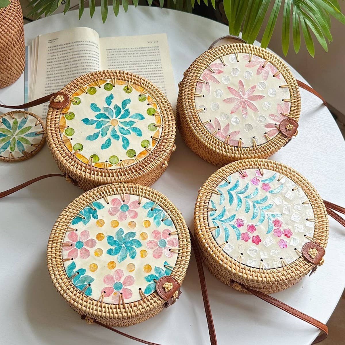 Ven Colorful Shell Shoulder Crossbody Bag_Cwmm4546