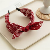 Women New Cashew Nut Flower Wide Headband_Cwaha0831