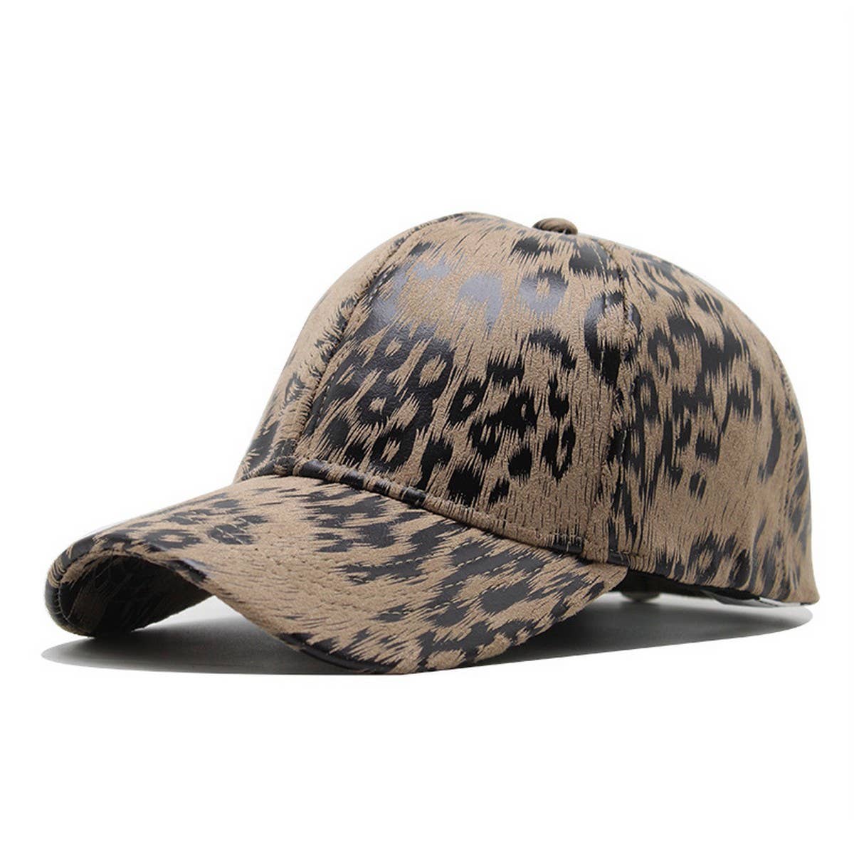 Womens Leopard Print Baseball Cap - Sun Hat Cwah1091