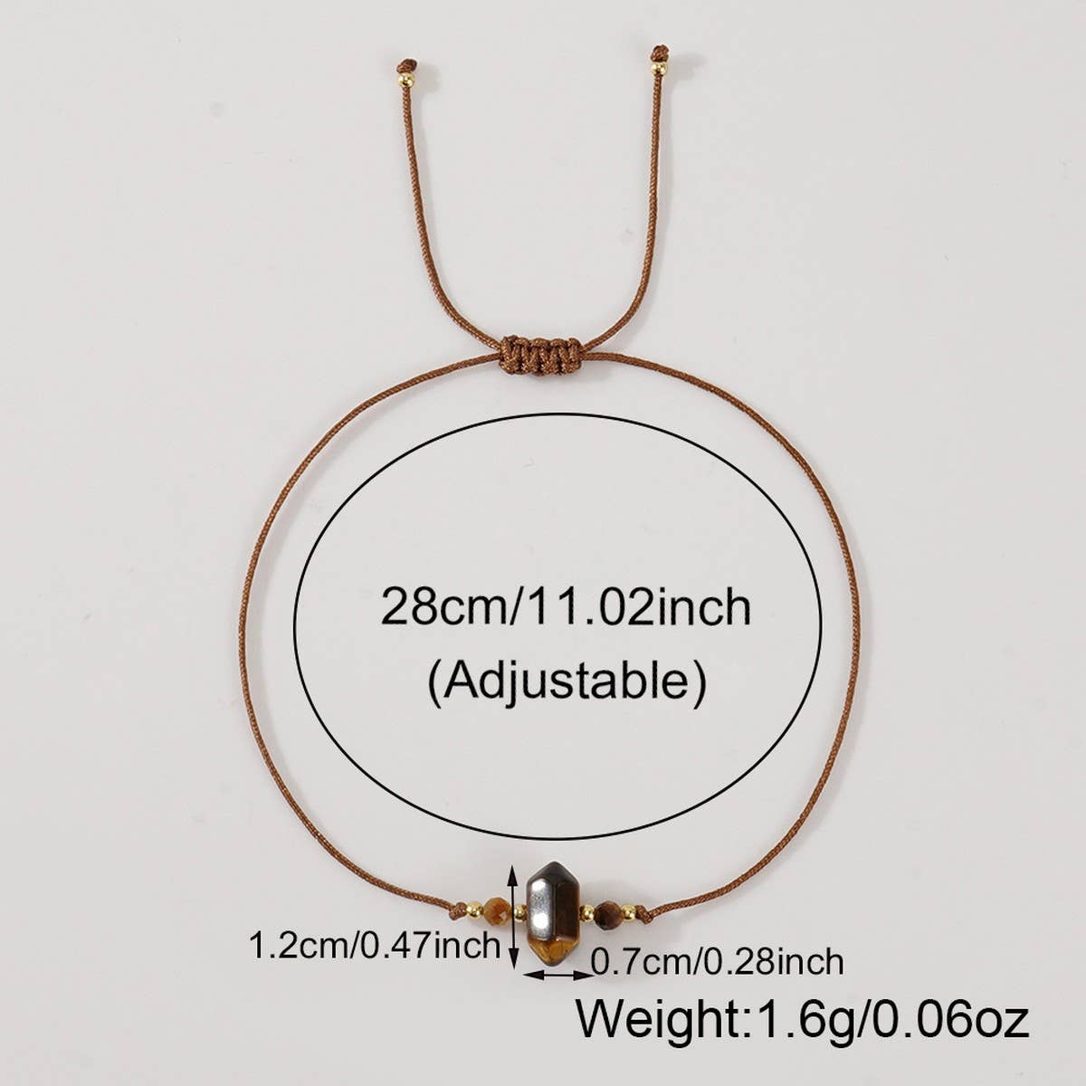 AMETHYST SEMI PRECIOUS GEMSTONE BRACELET_CWAB4642