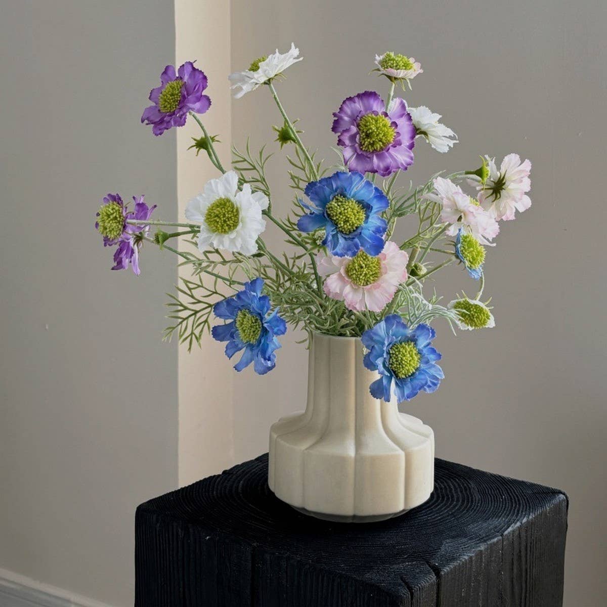 FAUX CHRYSANTHEMUM MOSS GRASS FOR HOME DECOR_CWMM6582