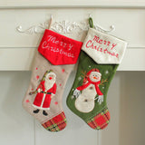 EMBROIDERED GIFT CHRISTMAS STOCKING CANDY BAG_CWMS1451