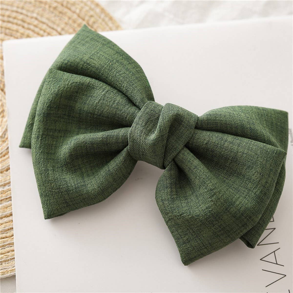 Women Knotted Bow Hair Clip_Cwaha0836