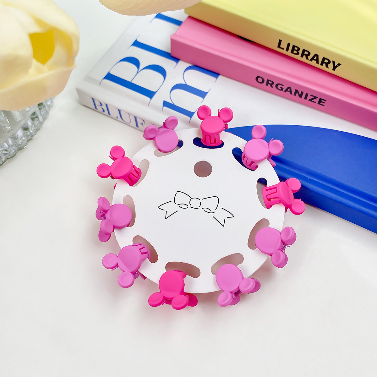 10PCS MINI HAIR CLAW SET CANDY COLOR CUTE CLIPS_CWAHA0716