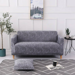 STRETCH SOFA COVER SOLID PRINT ALL IN ONE FIT_CWMM8309