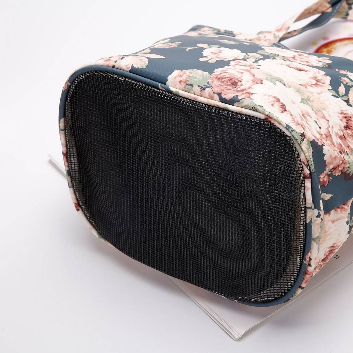 FLOWER PATTERN PORTABLE WASH BAG MAKEUP BAG_CWAB1736