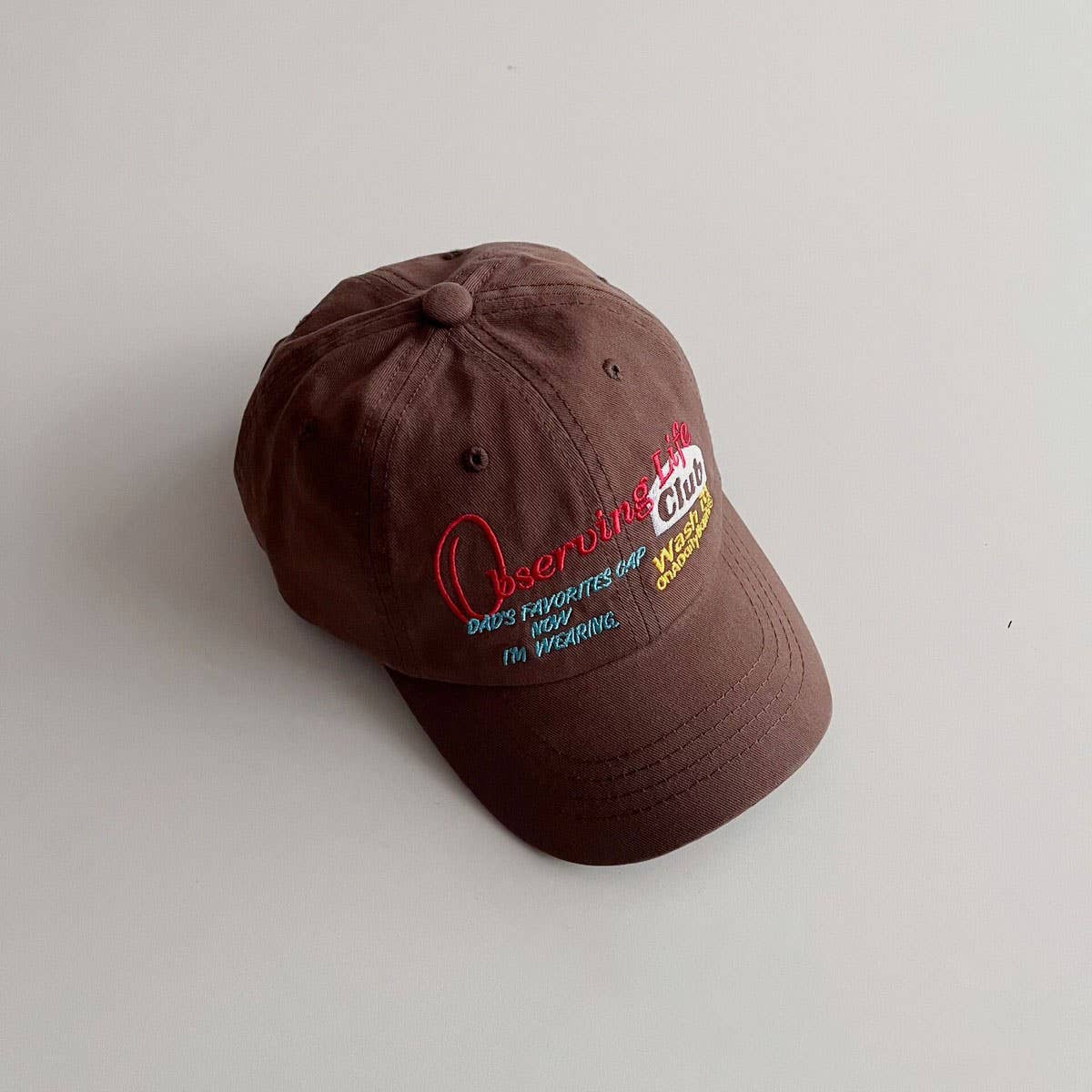 CHILDRENS STYLISH EMBROIDERED BASEBALL CAP_CWAH2883