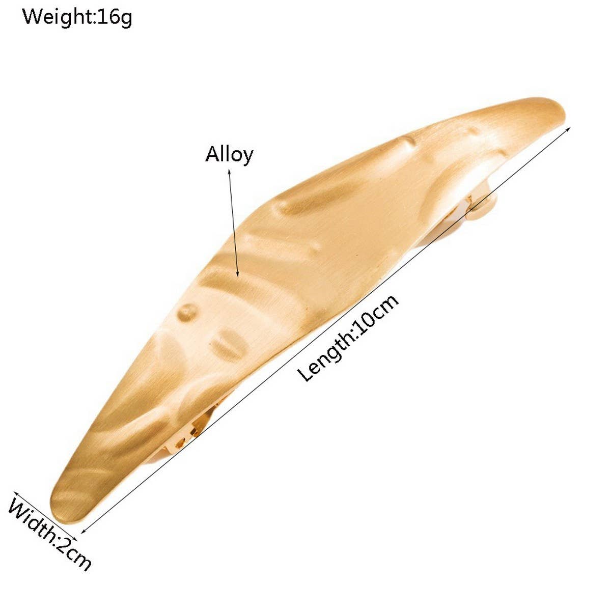 FASHIONABLE METAL HAIR CLIP WITH GEOMETRIC DESIGN_CWAHA6239