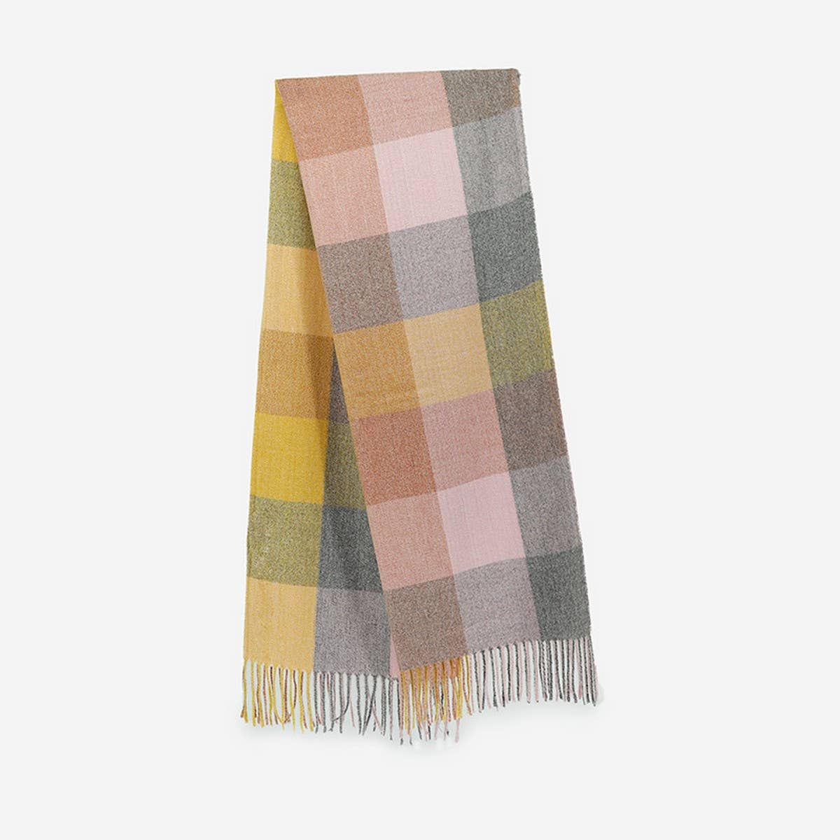 PLAID SCARF UNISEX THICK WARM WINTER SHAWL_CWASC1096
