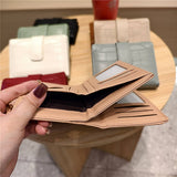 Stone Pattern Bifold Foldable Leather Wallet_Cwab06206