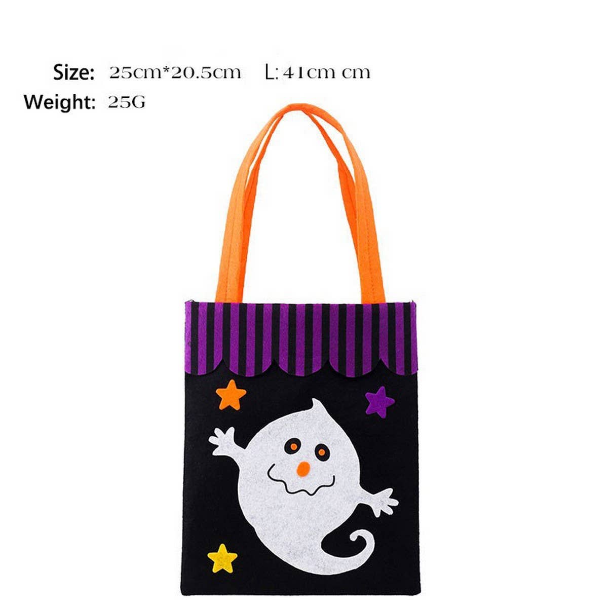 Cute Pumpkin Ghost Nonwoven Gift Bag_Cwmm9923
