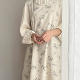 Waistband Cotton Linen Aprons With Pockets_Cwmm3289