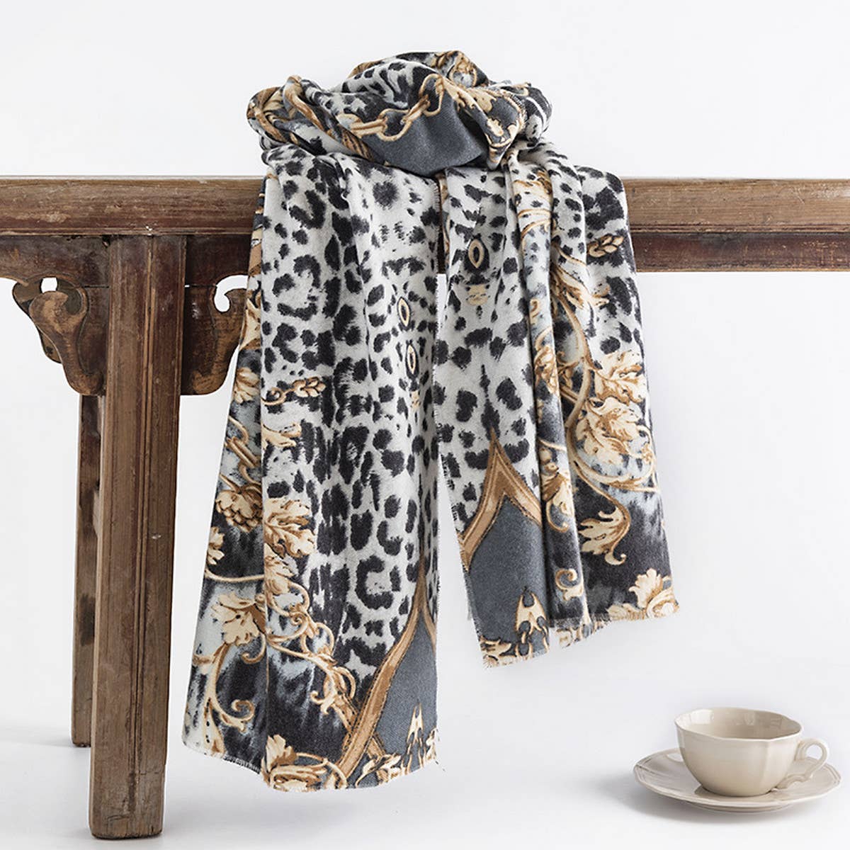 LEOPARD PRINT SCARF CHIC WARM SHAWL FOR WOMEN_CWASC0465