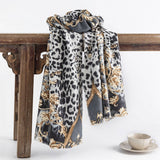 LEOPARD PRINT SCARF CHIC WARM SHAWL FOR WOMEN_CWASC0465