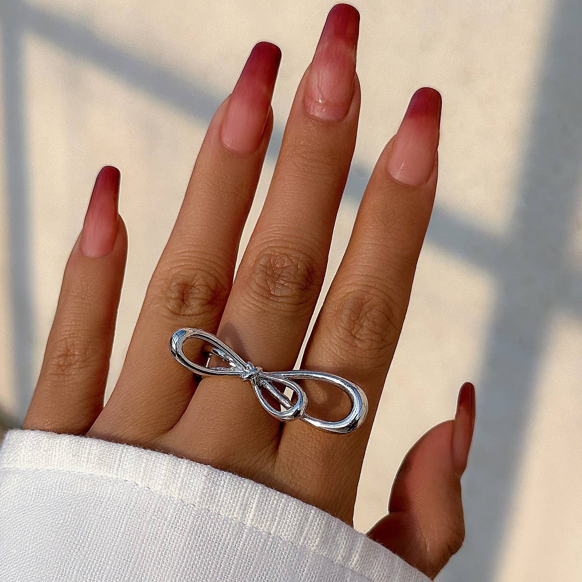 SIMPLE ASYMMETRICAL STATEMENT FRENCH RING_CWAJE1926
