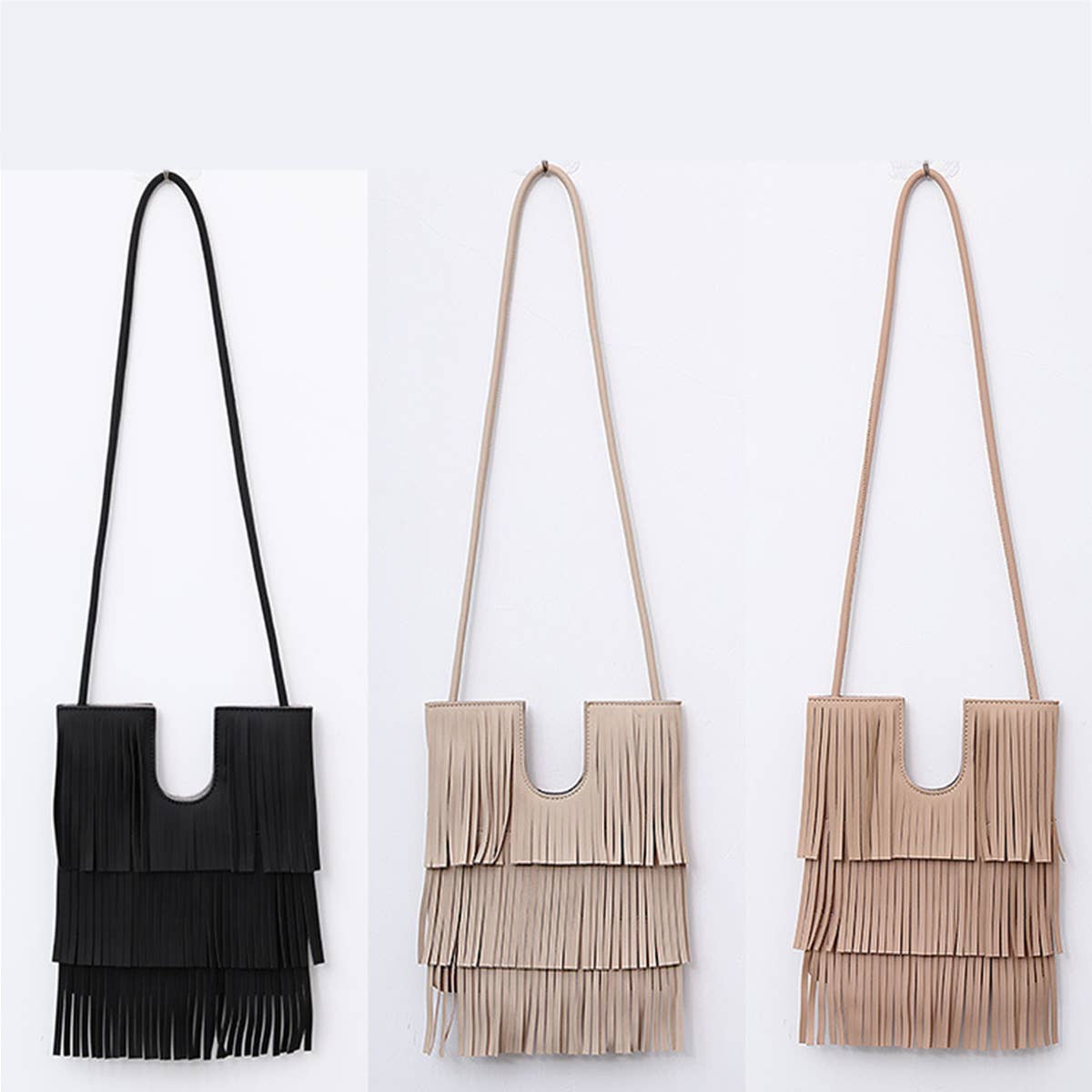 Women Fashion Fringe Purses Crossbogy Bag_Cwab0801