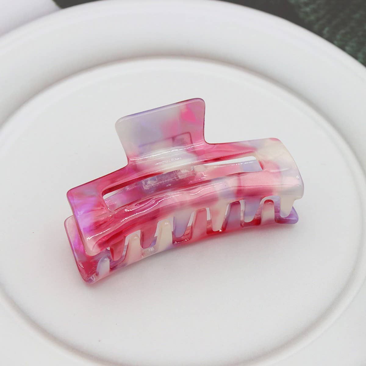 COLORFUL MERMAID HOLLOW SQUARE HAIRPIN_CWAHA2609