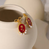 HIGH END RETRO LUXURY NATURAL PEARL EARRINGS_CWAJE3774