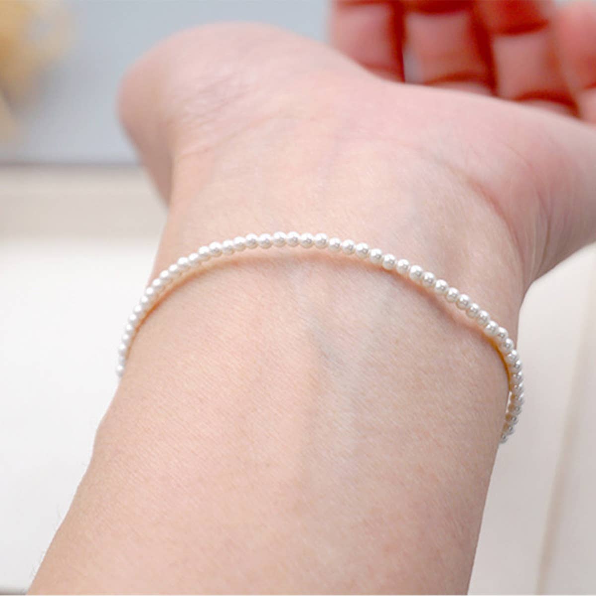 ROUND PEARL SIMPLE DESIGN FASHION BRACELET_CWAJE1667