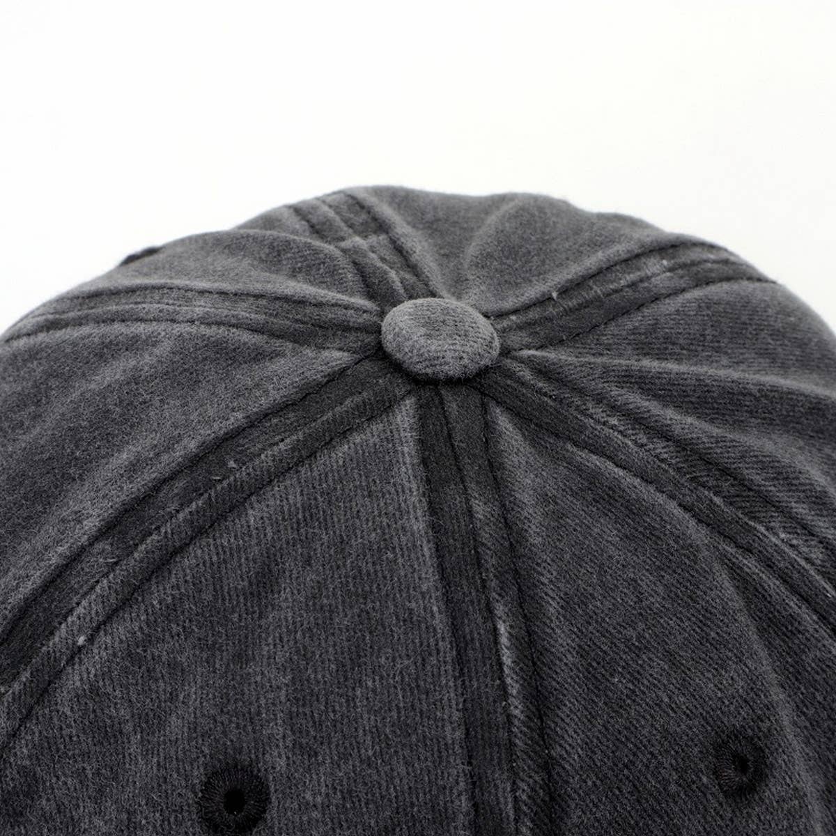 Washed Letter Embroidery Baseball Cap Sun Hat Cwah1132