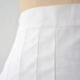 Versatile Solid Color Pleated Short Skirt_Cwbss0421