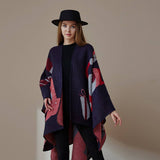 CAPE IMITATION CASHMERE SLIT THICKENED CAPE_CWASC2216