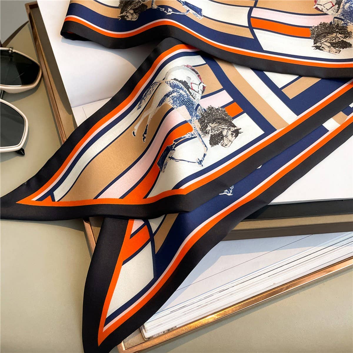 FASHIONABLE AND VERSATILE DOUBLE LAYER HEAD SCARF_CWASC1513