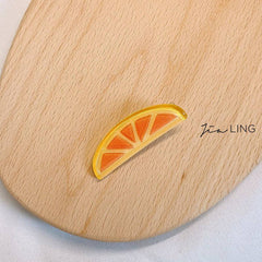 CHILDRENS WATERMELON CARROT HAIR CLIP_CWAHA1835