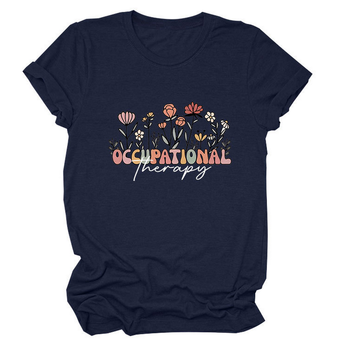 CASUAL CREW NECK TEE OCCUPATIONAL THERAPY THEME_CWTTS1531