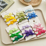 3PCS CD BUTTERFLY HIGH ELASTICITY NYLON HAIR TIES_CWAHA1110