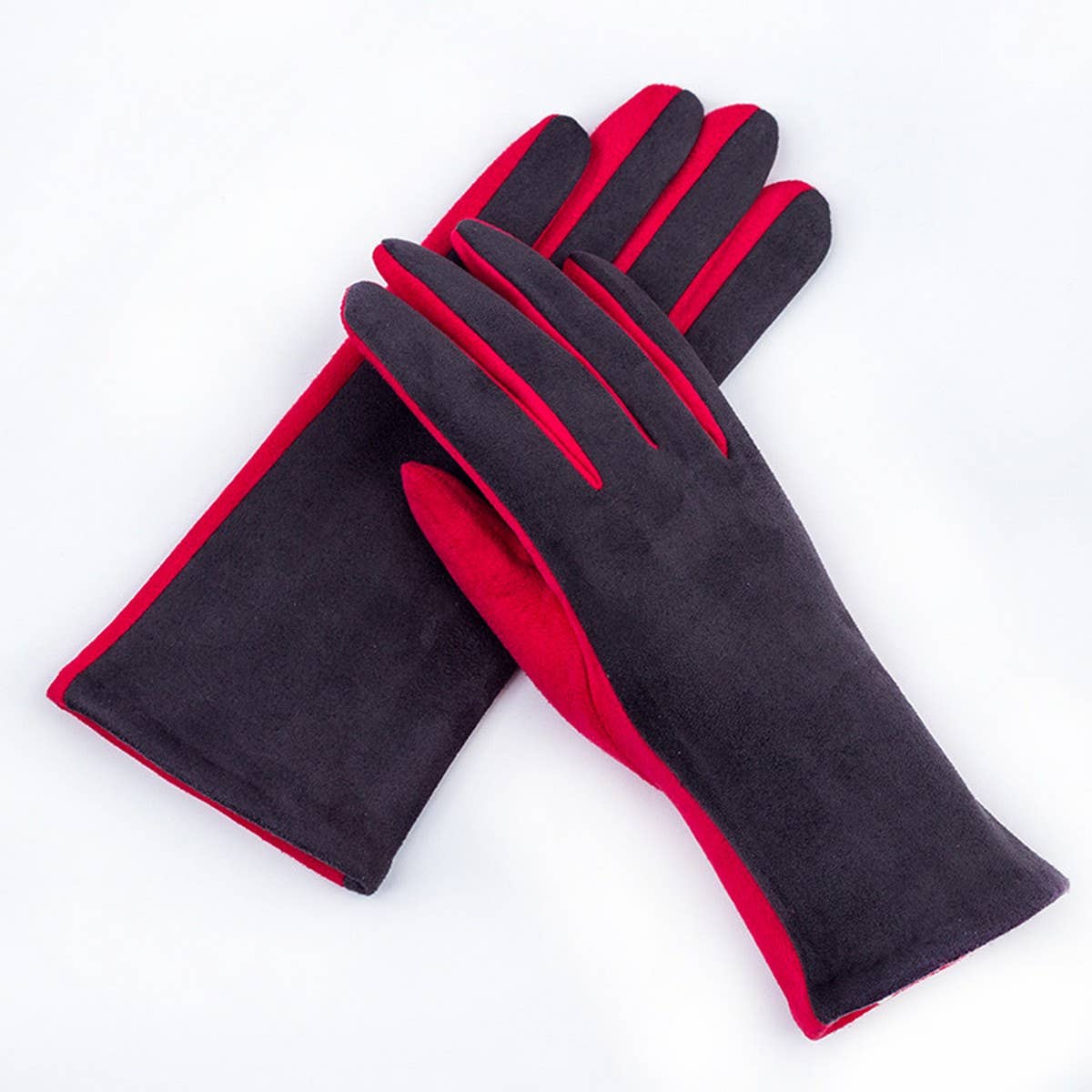 Autumn And Winter Thick Fleece Warm Gloves_Cwmm1536