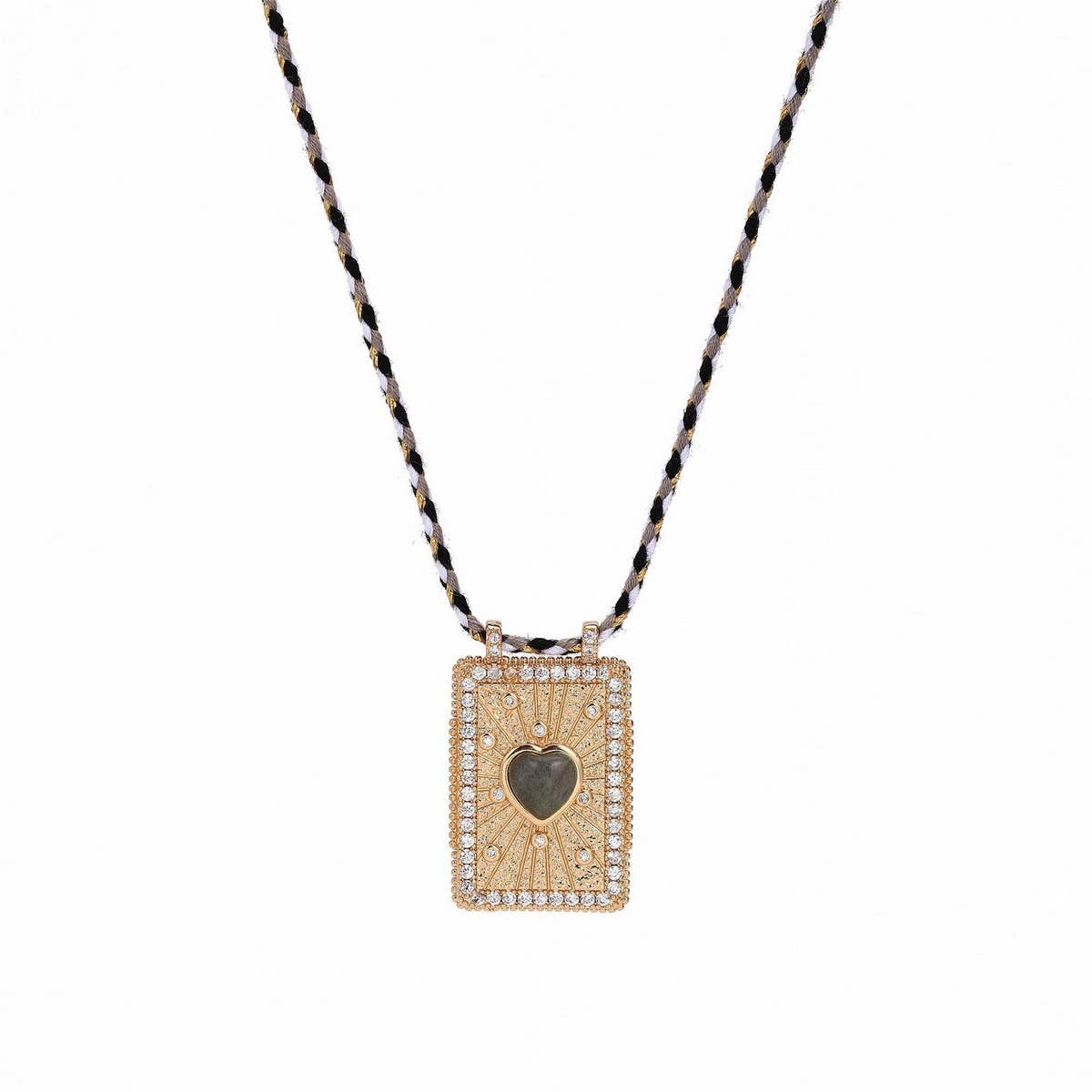 NEW RETRO BOHEMIAN EVIL EYE NECKLACE_CWMM3748