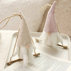 Cute Swinging Faceless Santa Tree Ornament_Cwmm9921
