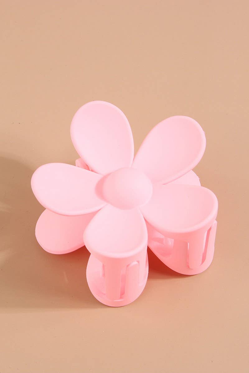Cwaha0574_Flower Shark Claw Clip Hair Clip