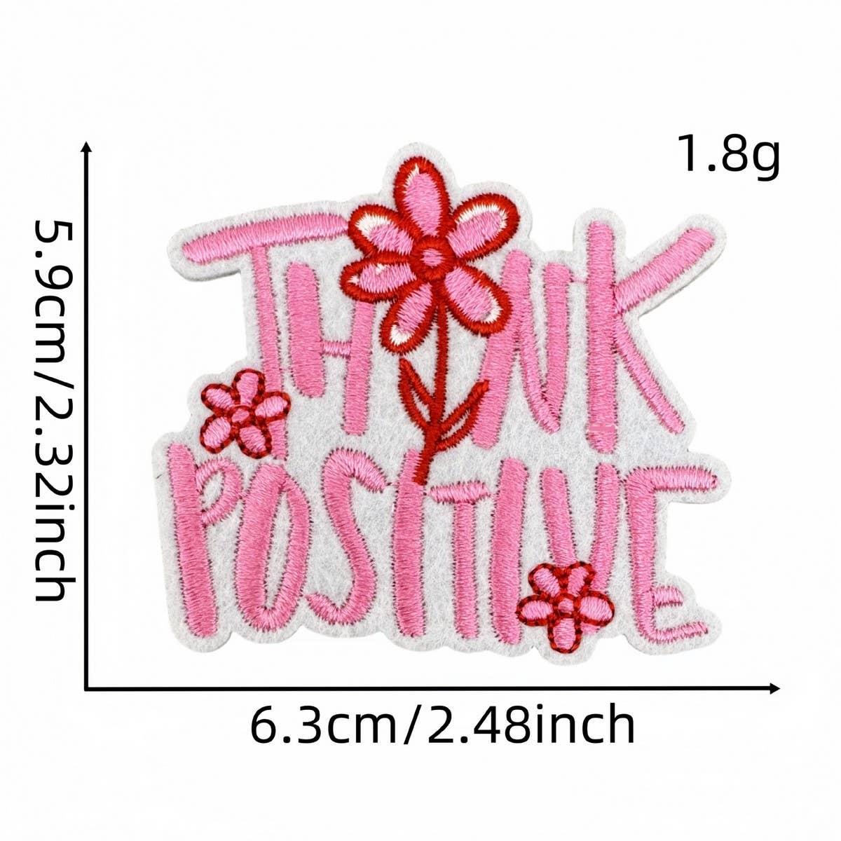 PERSONALIZED COLORFUL ENGLISH EMBROIDERY PATCH_CWMM4029