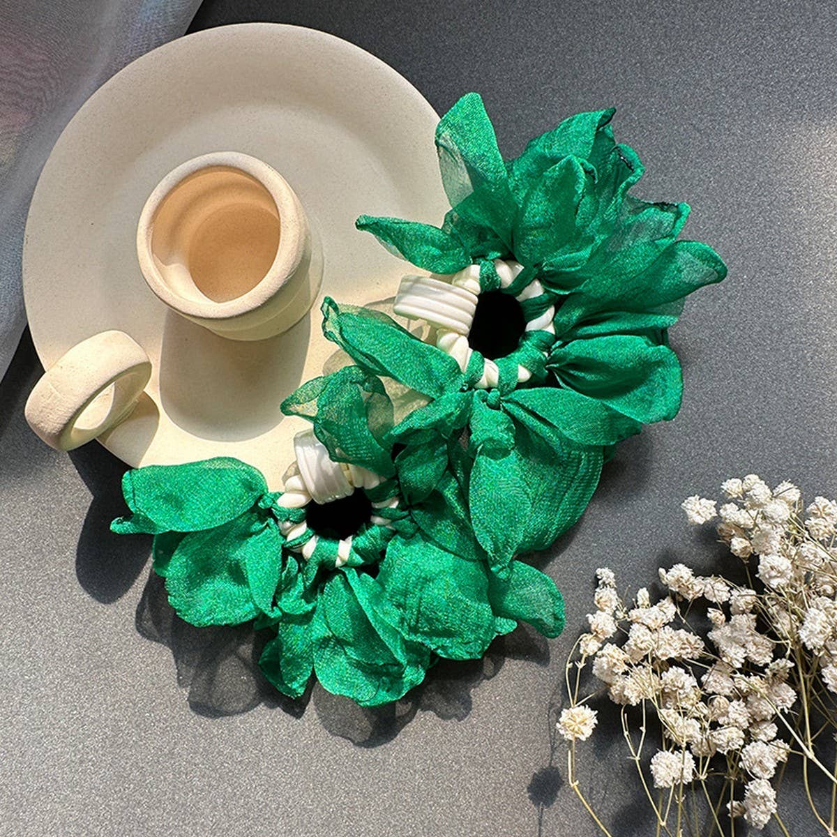 HANDMADE WOVEN NET EARRINGS BOLD ARTISTIC DESIGN_CWMM6269