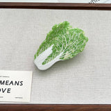 CUTE CABBAGE ACETATE HAIR CLAW CLIP QUIRKY STYLE_CWAHA5743