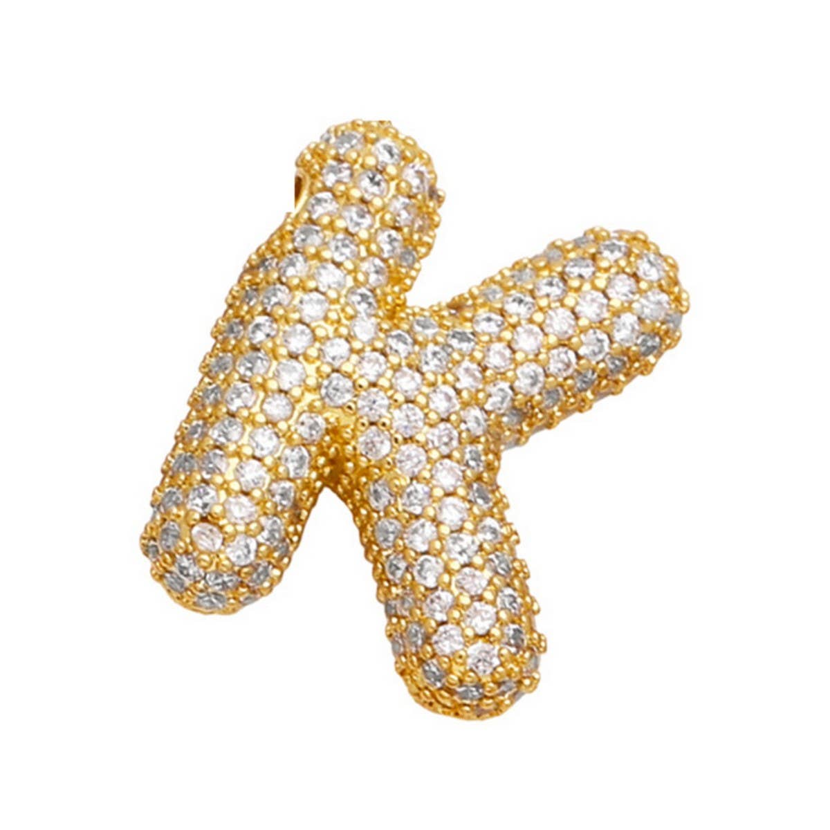 COPPER ZIRCONIA PENDANT NECKLACE HIP HOP_CWMM5862