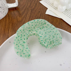 ELEGANT ACETATE HAIR CLAW BACK BUN SHARK CLIP_CWAHA1594