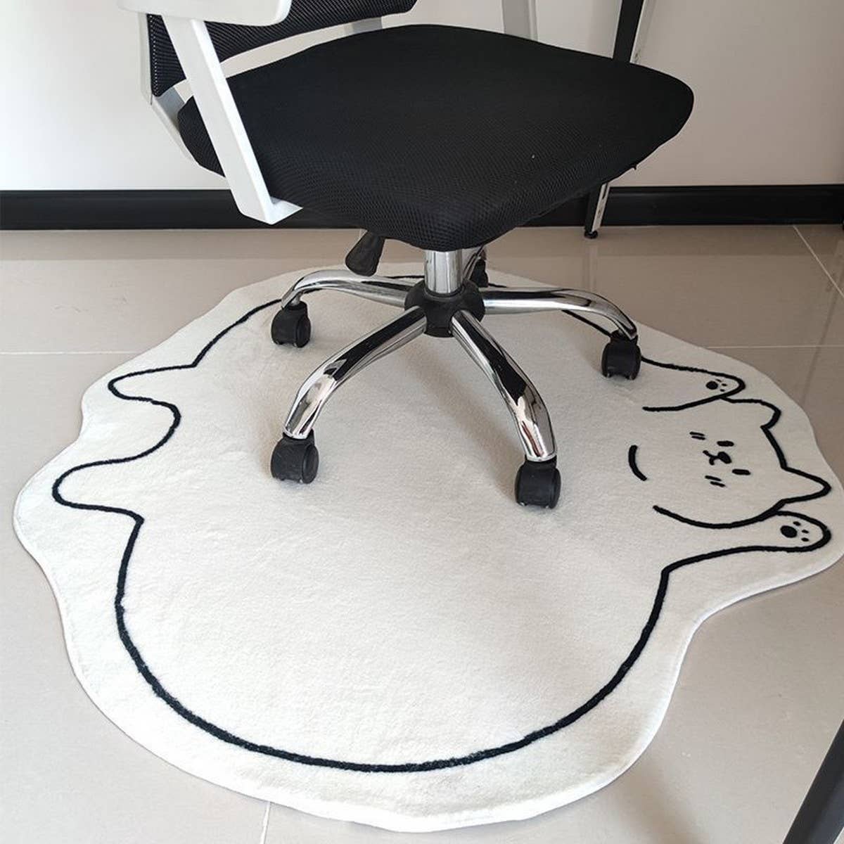 PLUSH CAT RUG THICK COZY MAT FOR BEDROOM LIVING_CWMM7519