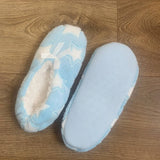 CORAL FLEECE PRINTED SOFT SOLED SOCKS SLIPPERS_CWMS1180