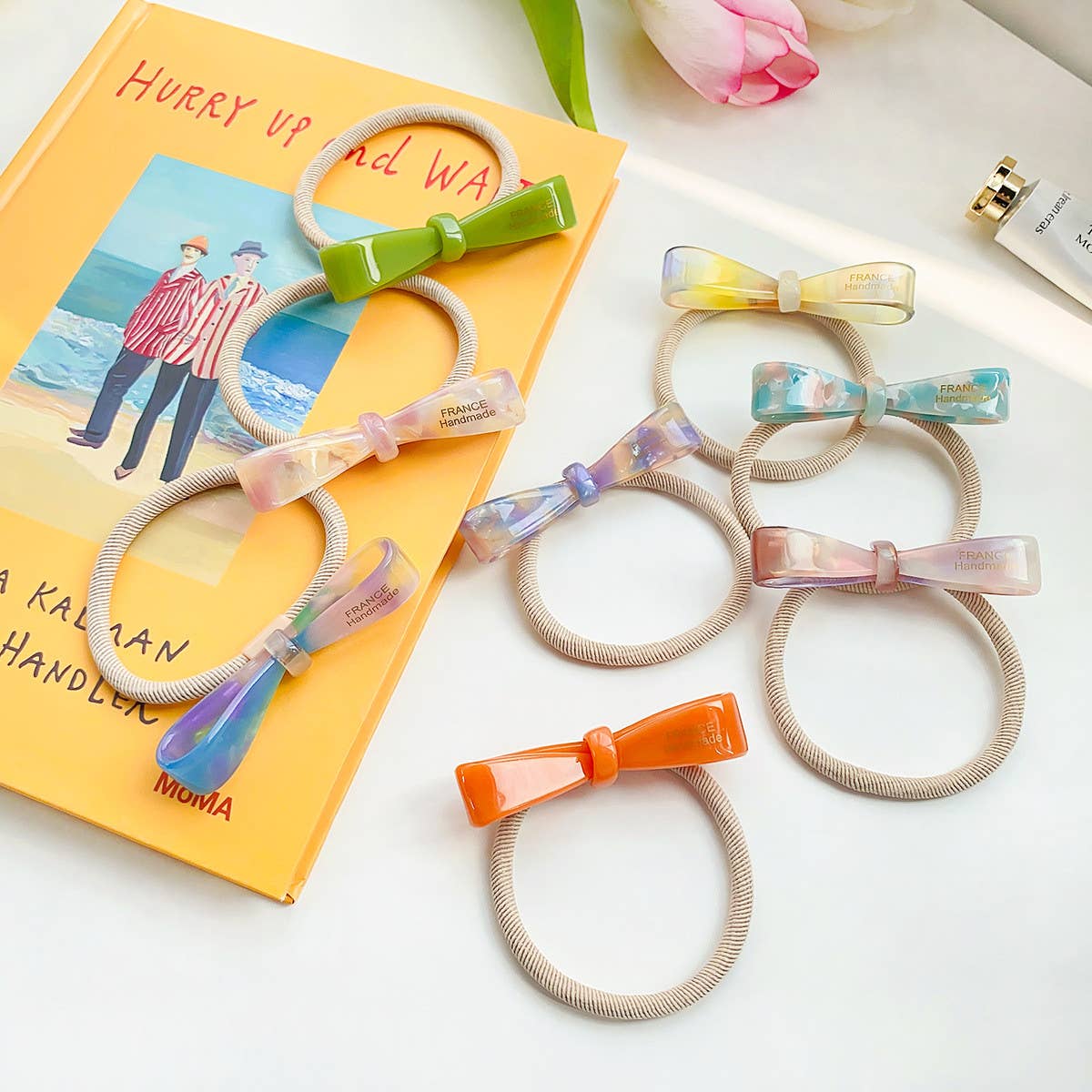 Women Fashion Headwear Bow Hair Rope_Cwaha0811