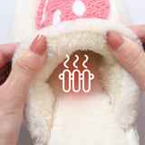 COZY SMILING FACE SLIPPERS FUZZY SLIPPERS WOMEN_CWSHS0249