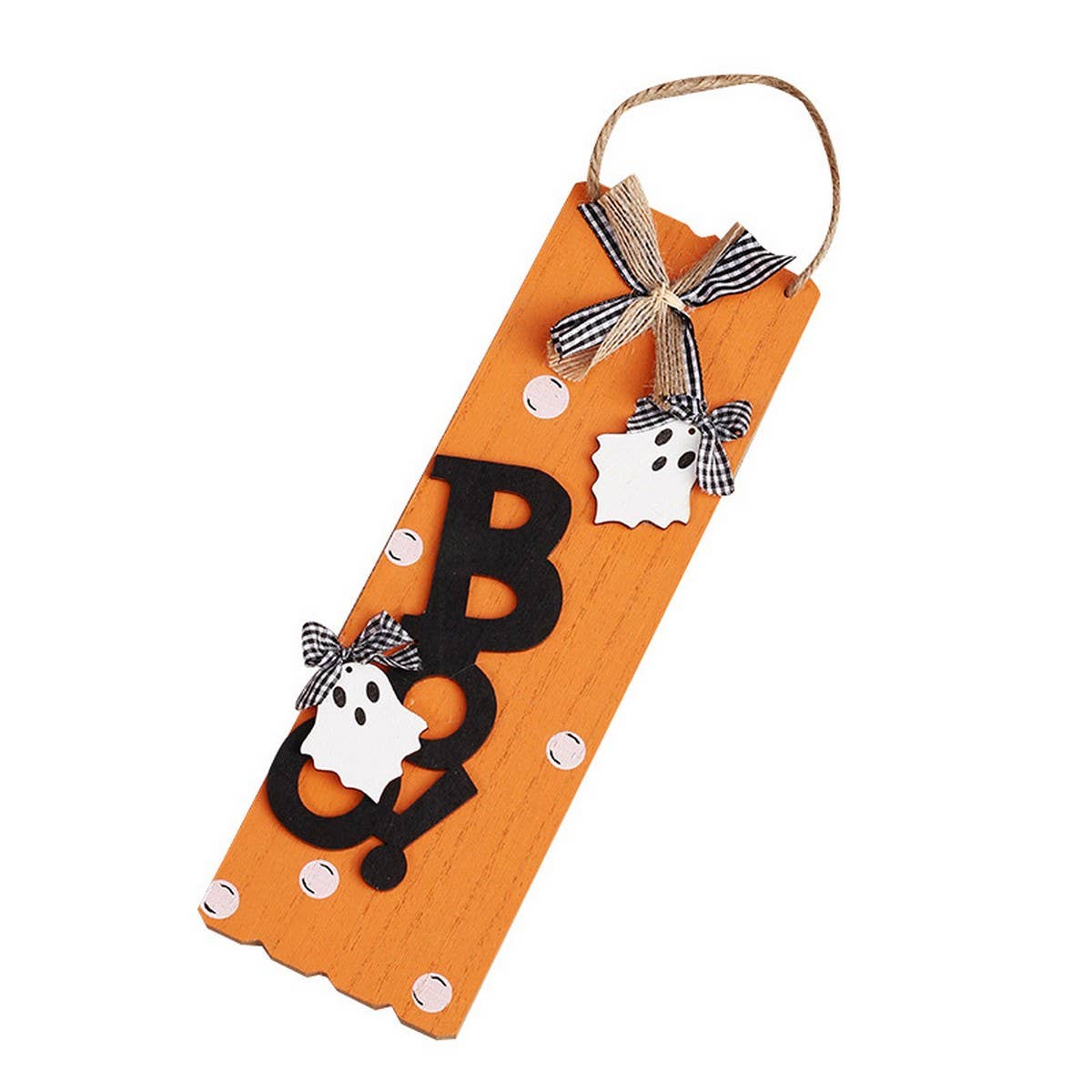 INS STYLE CUTE GHOST WOODEN HANGING DECOR_CWAJE05362