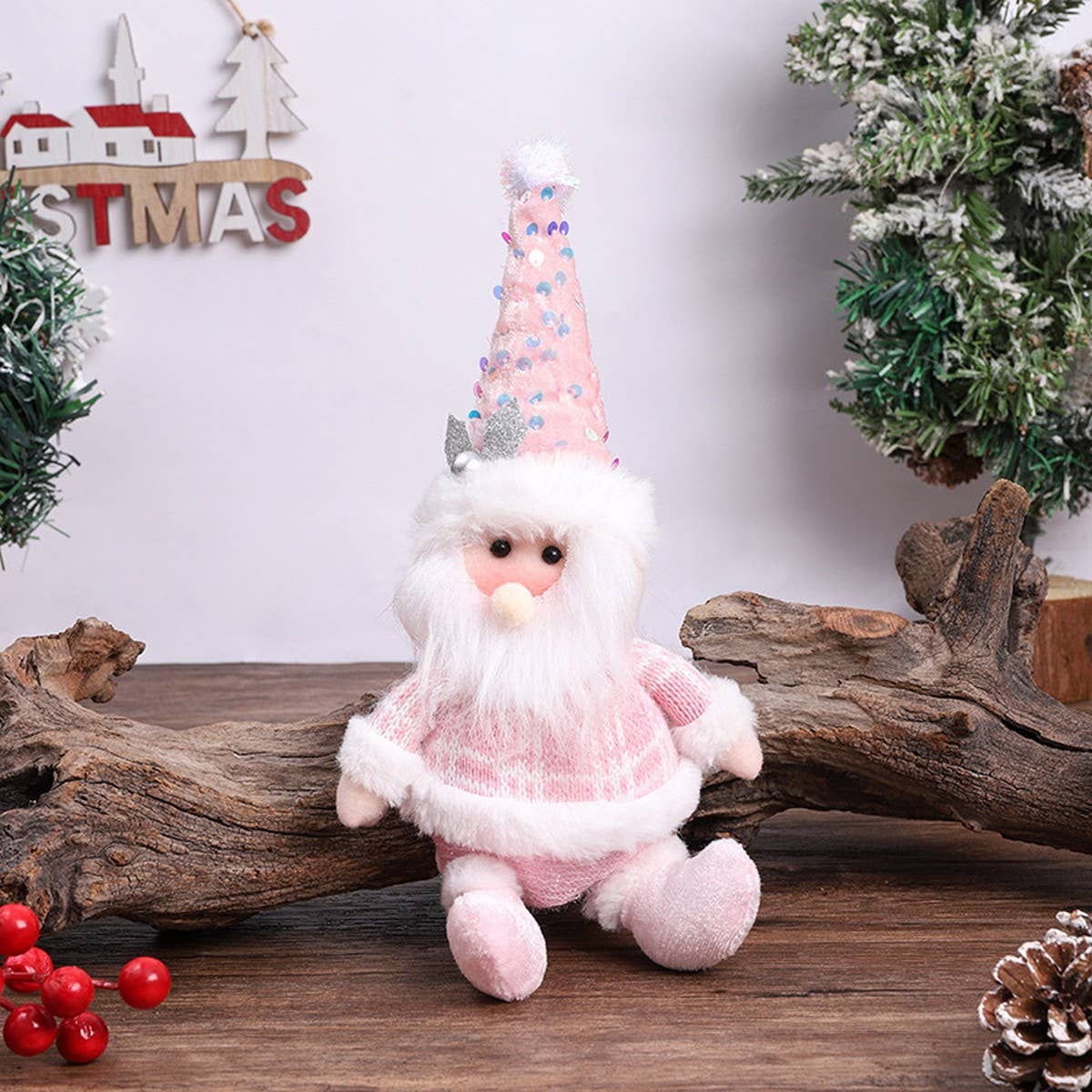 PINK DOLL CHRISTMAS DECORATION PENDANT ORNAMENTS_CWMM2763