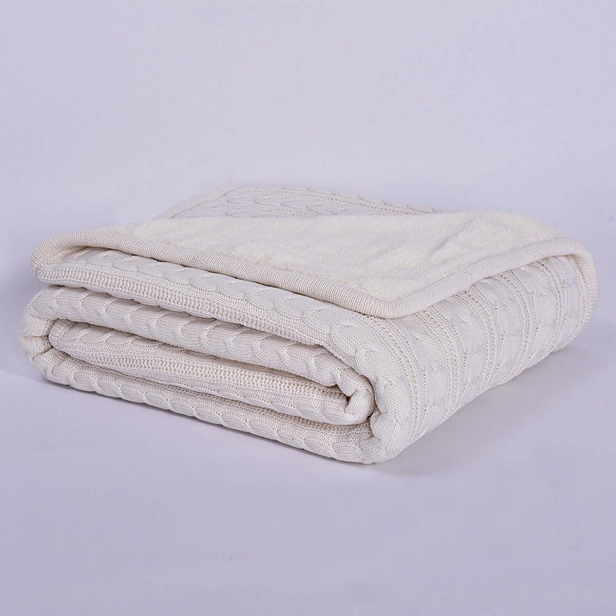 SOLID COLOR PLUSH KNITTED WOOL THROW BLANKET_CWMM2366
