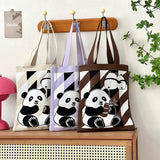 Casual New Style Panda Bag Knitted Handbag_Cwab3222