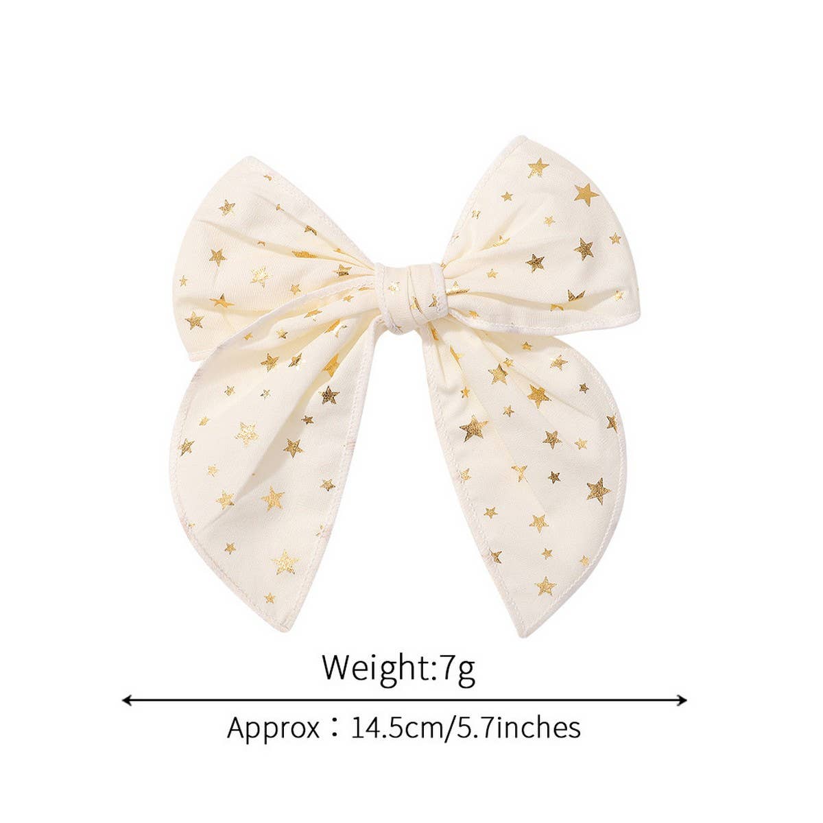 Vintage Plaid Bow Tail Hair Clip For Kids